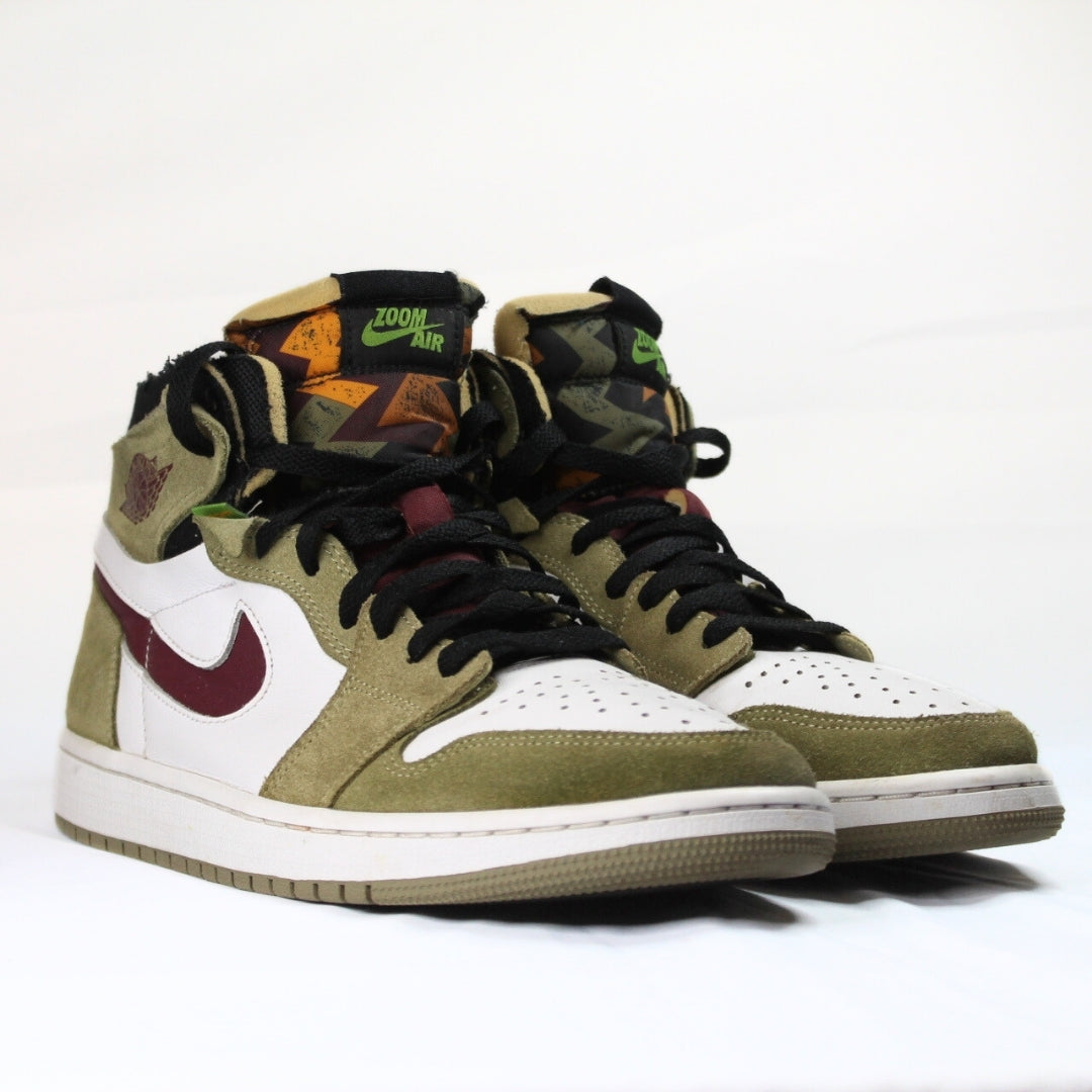 Air Jordan 1 Zoom CMFT "Neutral Olive" - 9.5/10