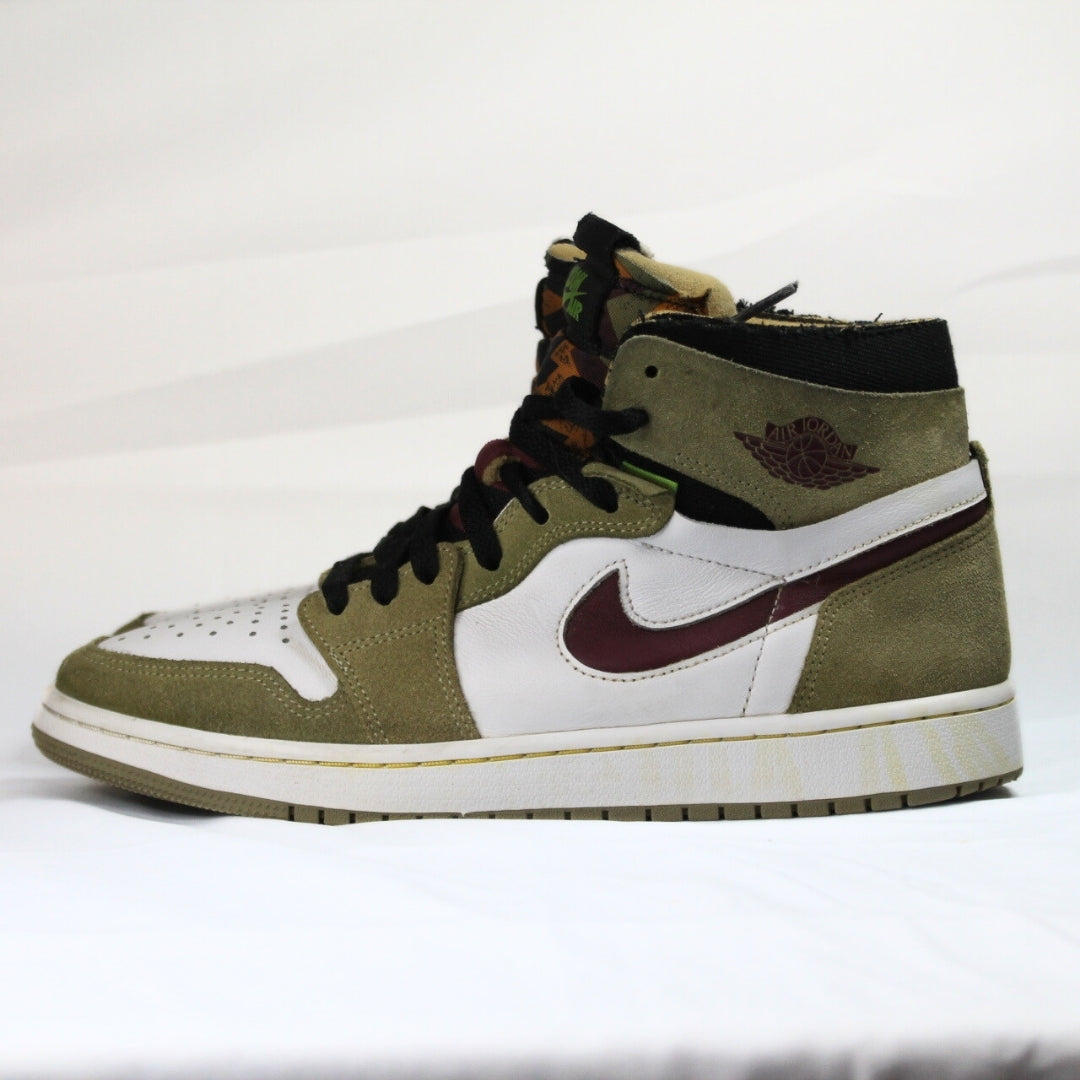 Air Jordan 1 Zoom CMFT "Neutral Olive" - 9.5/10